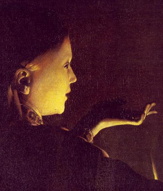 LA TOUR, Georges de The Dream of St Joseph (detail)